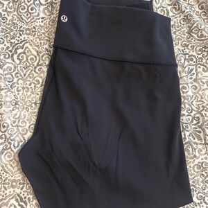 Lululemon Black Wunder under 25” high rise  Leggings